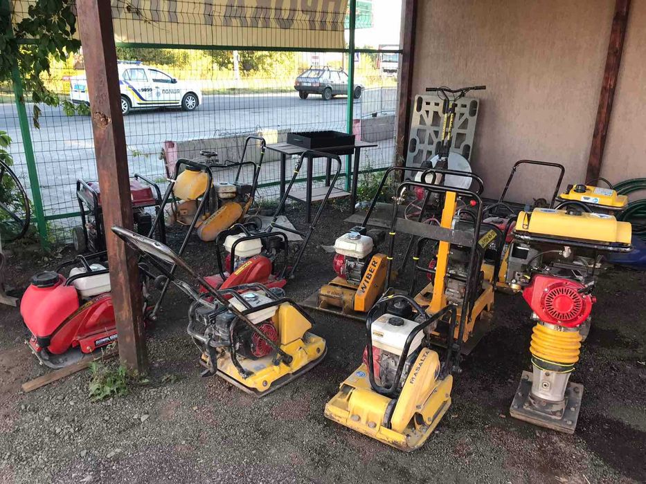 ПРОКАТ  Виброплита трамбовка ОРЕНДА мотобур молоток культиватор