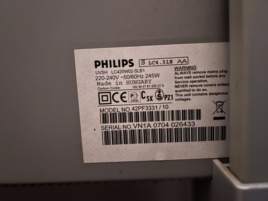 Telewizor philips 42