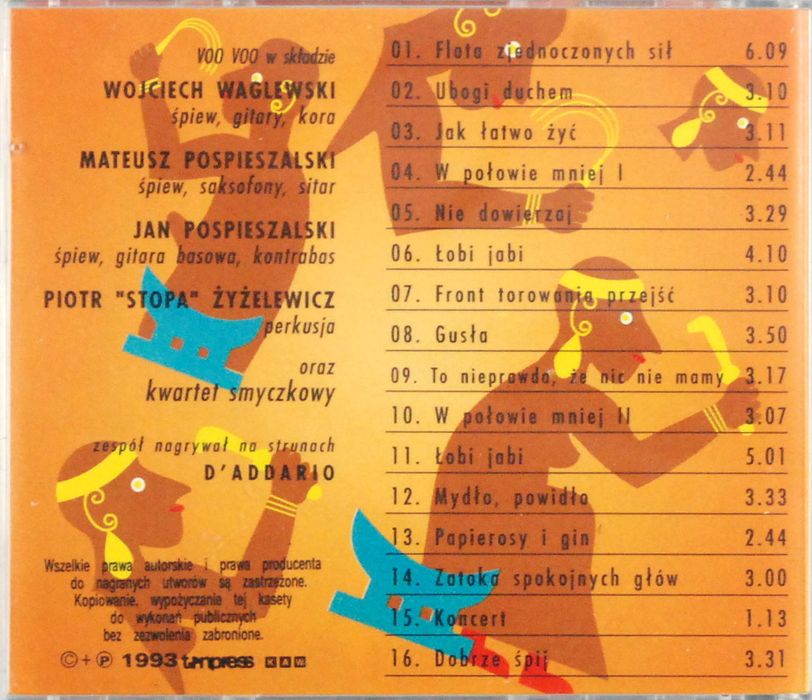 (CD) Voo Voo - Łobi Jabi (Tonpress) I Wydanie 1993r.