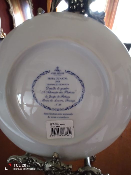 Pratos de coleção da Vista Alegre