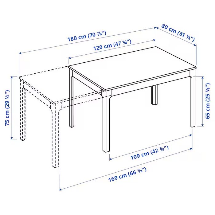 Mesa extensivel IKEA