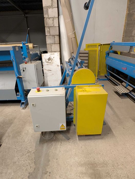 Zaginarka hydrauliczna do obróbek 6m + osprzęt, linia produkcyjna