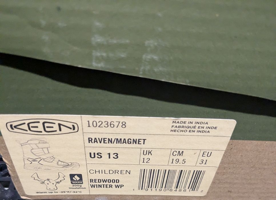 Buty zimowe dziecięce KEEN REDWOOD WINTER WP rozm.31