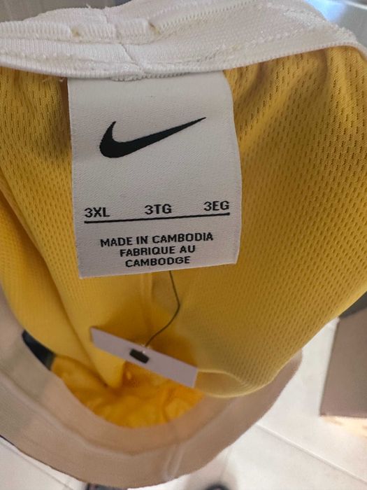 Spodenki Nike Team Basketball Stock Short 20 Żółte 3XL