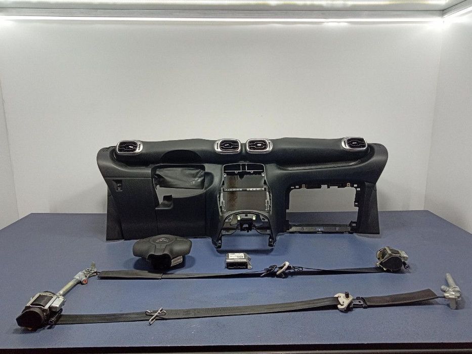 CITROEN C3 PICASSO DESKA ROZDZIELCZA KONSOLA EU PODUSZKI 9683066480