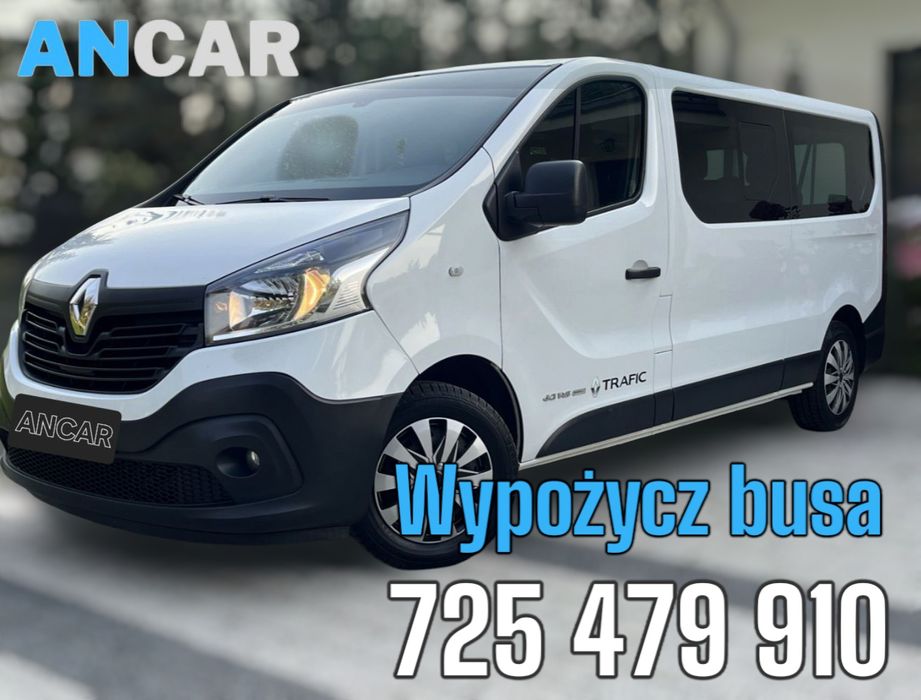 Wynajem bus 9-osobowy  Renault Trafic III