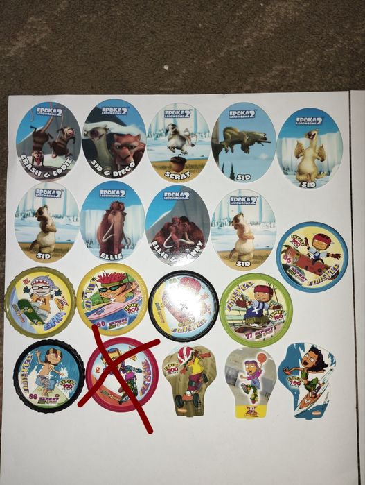 Kolekcja gadżety z chipsów epoka lodowcowa Expert