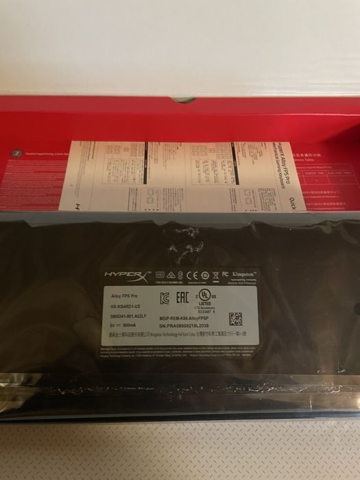 Teclado mecanico hyperx alloy FPS Pro