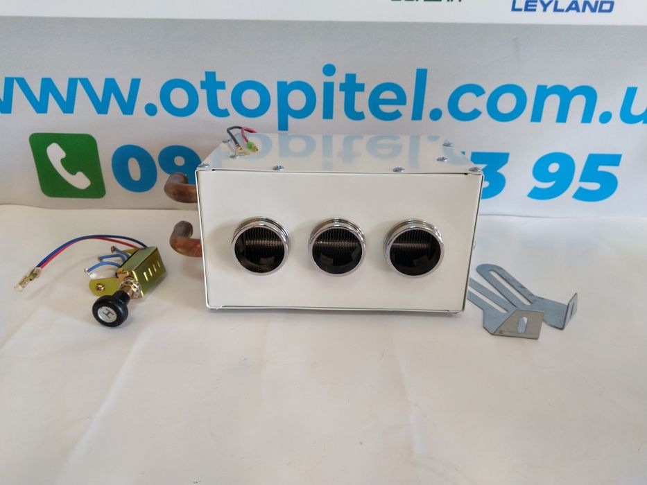 Печка 3 сопла 12/24в. Дополнительная