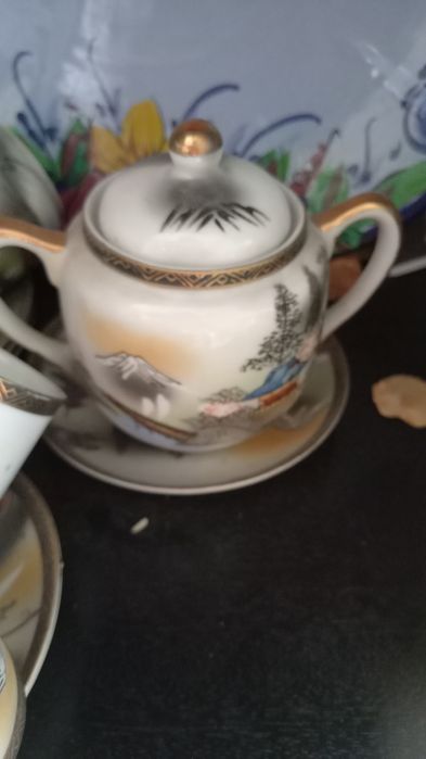 Serviço de café  chinesa antigo