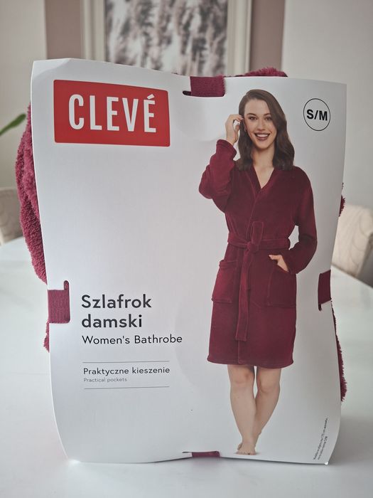 Nowy szlafrok damski s/m