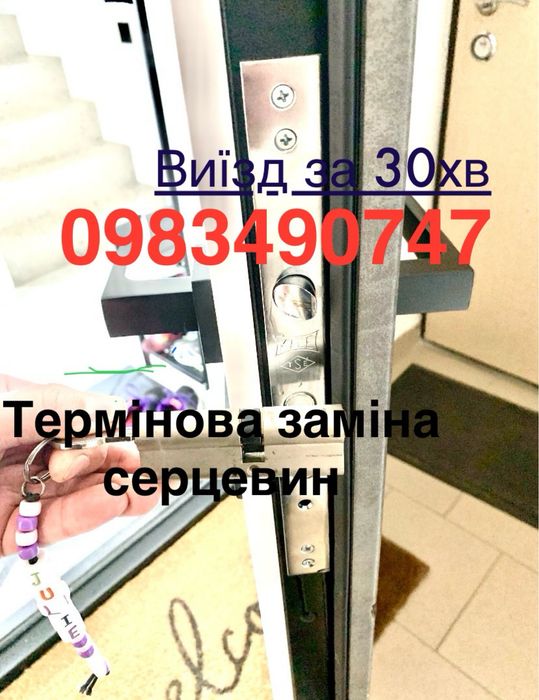 Заміна ручок та замків регулювання дверей