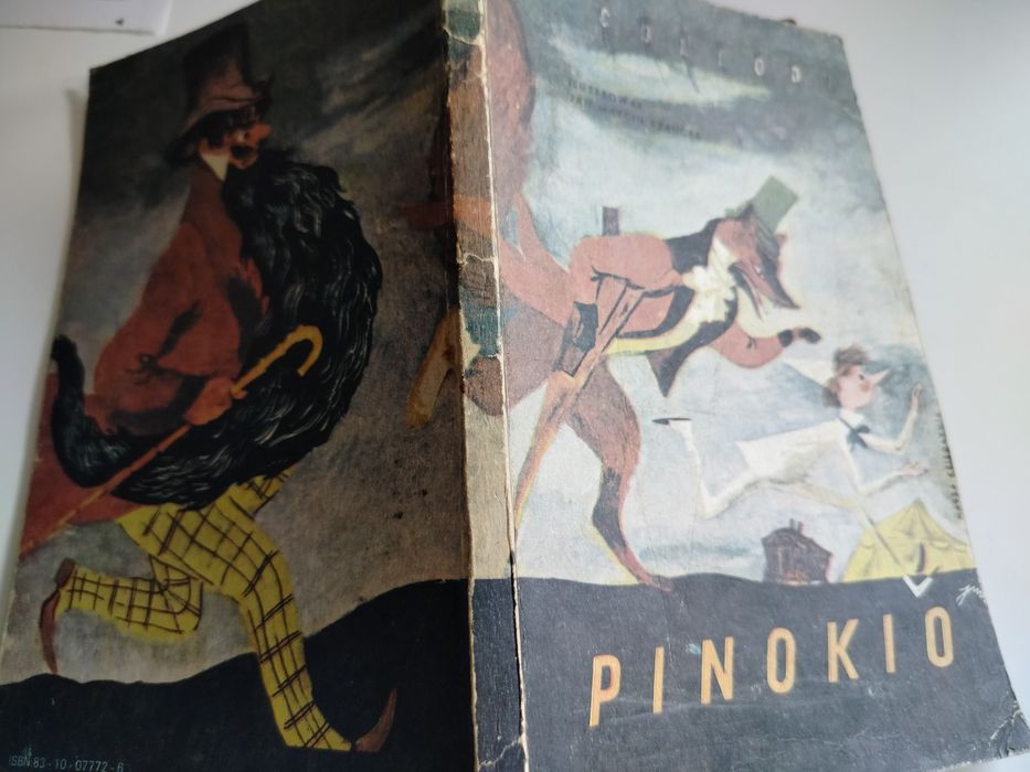 Pinokio, ilustracje Szancera.