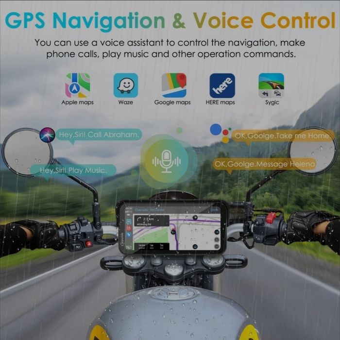 Car Play Android auto para moto, Carpuride W603