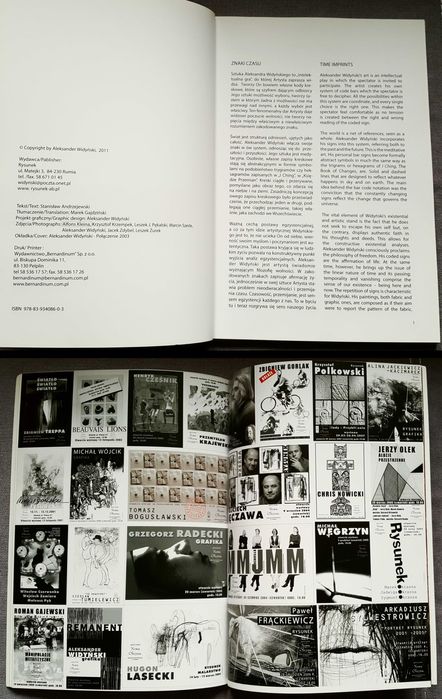 Aleksander Widyński - Znaki czasu / Time Imprints :: katalog wystawy