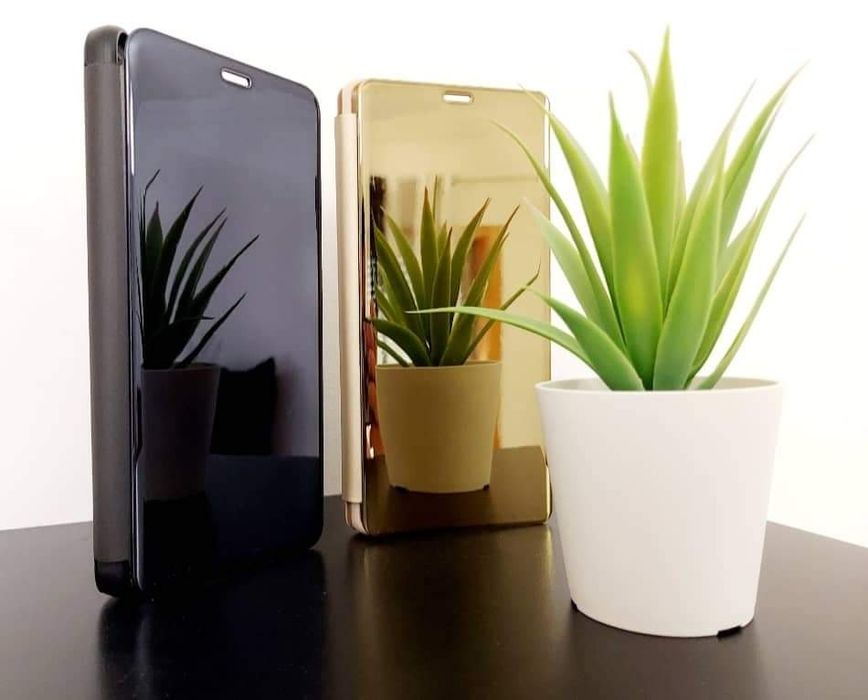 Capa tipo livro espelhada disponível para vários modelos de telemóvel64584476930049121