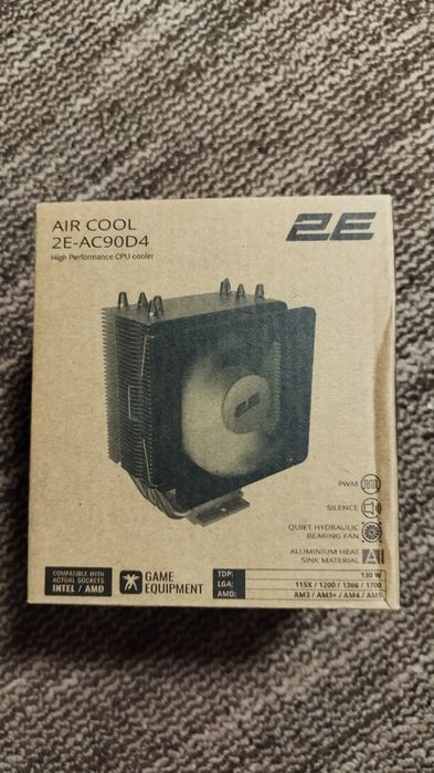 Процесорний кулер 2E GAMING Air Cool AC90D4-ARGB (2E-AC90D4-ARGB)