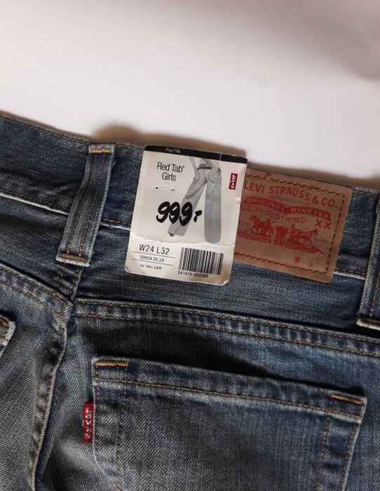 Джинси levis w24,l32, помилились з розміром