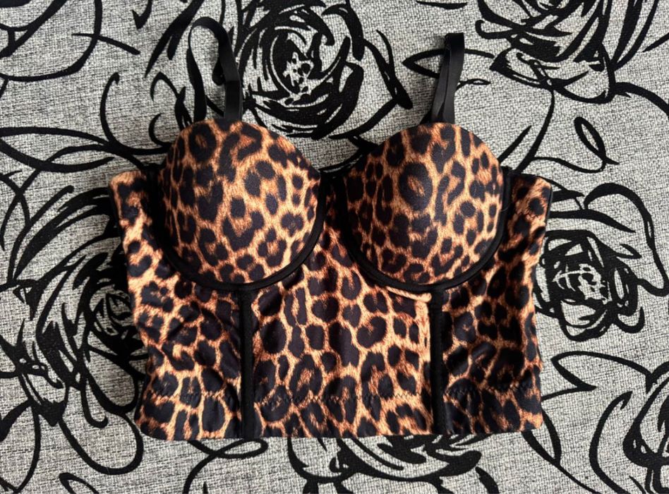 Корсет леопардовий