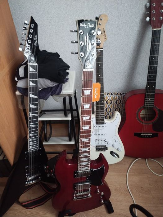 Guitar Harley Benton DC-Custom SG Cherry