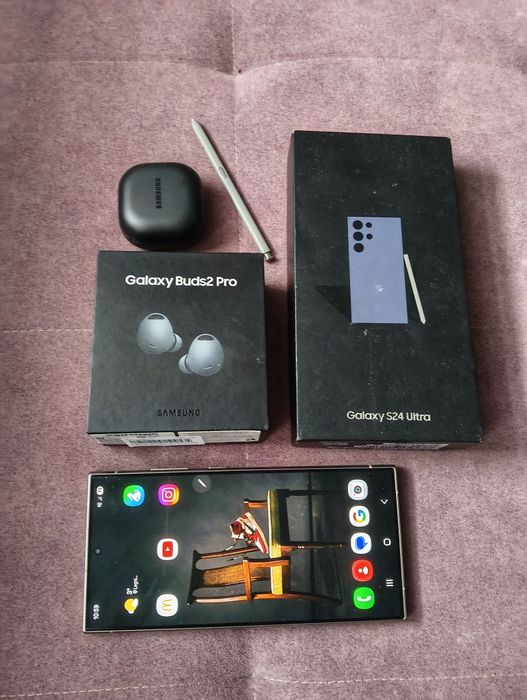 S24 ultra 512gb/ 12 GB Ramu + Słuchawki buds Pro 2 .