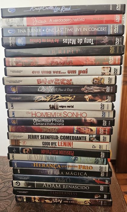 180 dvd's selados