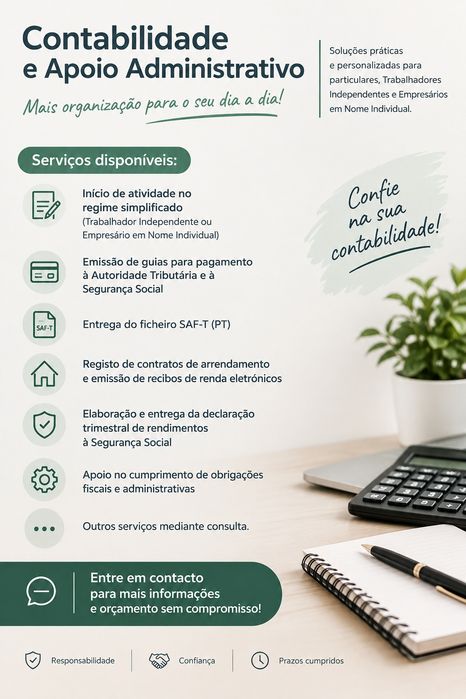 Serviços de Contabilidade e Apoio Administrativo