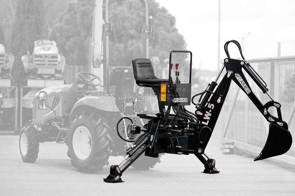 Koparka do ciągnika LW-5 4FARMER NOWA od producenta (LW-6 LW-7 LW-8)