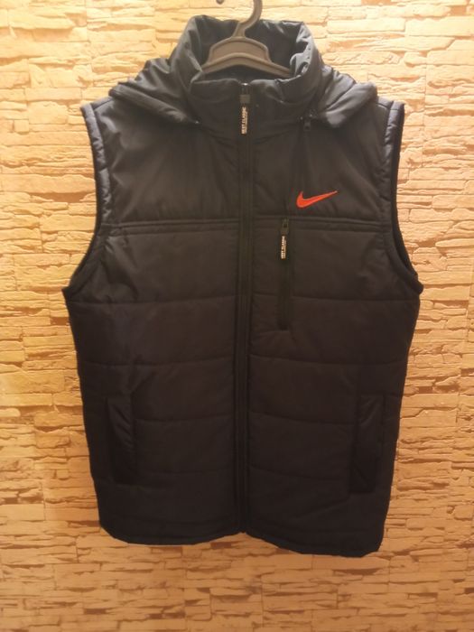 Мужской жилет "Nike",на сентипоне,тёмно-синий(50-52 размер)