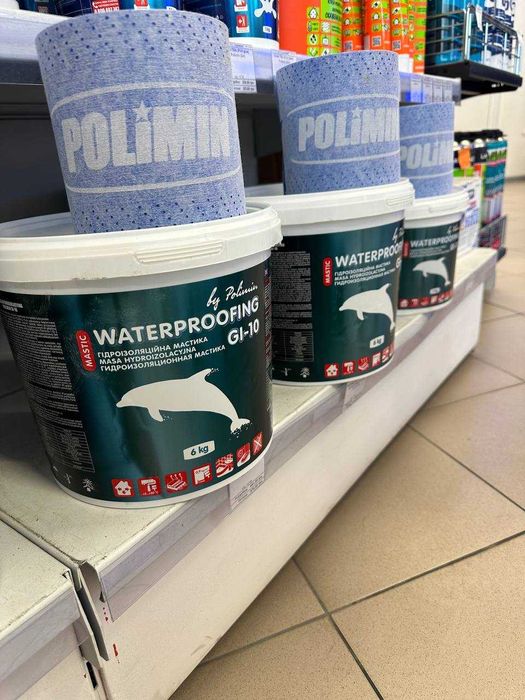 Мастика гідроізоляційна Polimin Waterproofing GI-10!