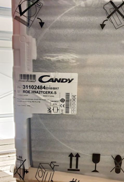 Suszarka kondensacyjna candy ROE czarna nowa