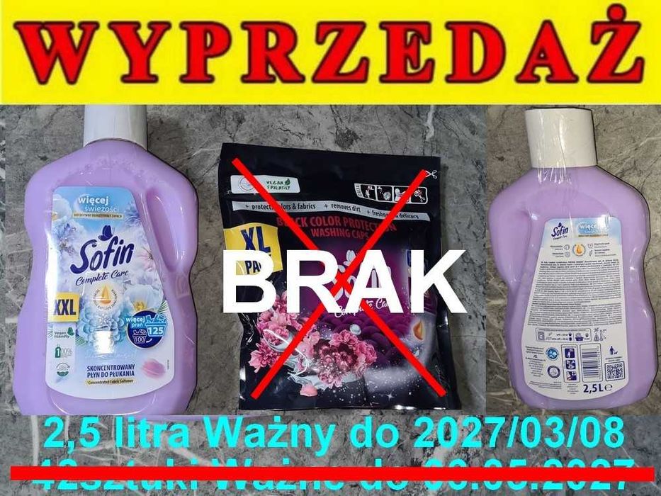 TANI Płyn do płukania aż 5 LITRÓW Sofin Perfume Bouquet 5000 ml