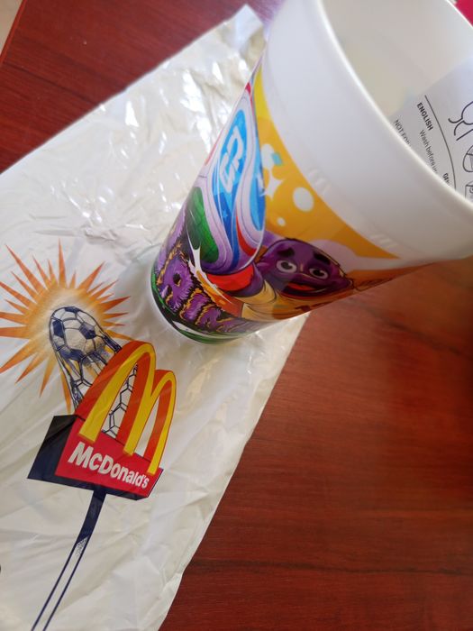 Nowy kubek Grimace McDonalds Mś2026 Wc2026 wymienię