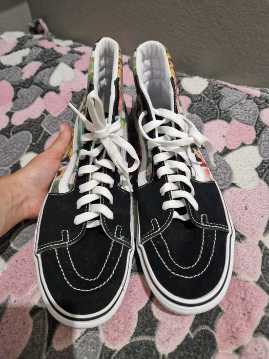 Новые ! Высокие чёрные кеды ванс vans high 40,5 р 26 см
