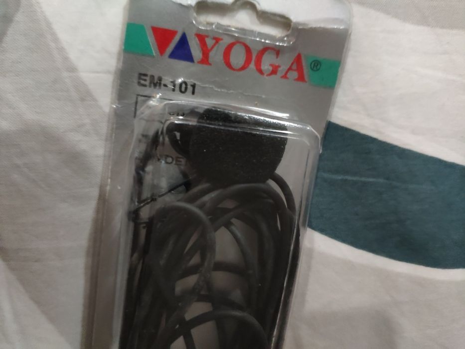 Microfone de lapela Yoga