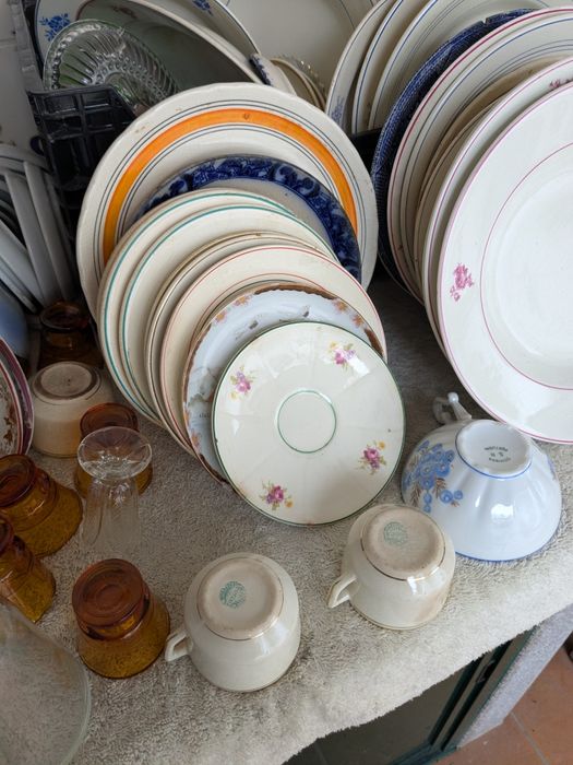 Pratos antigos varias