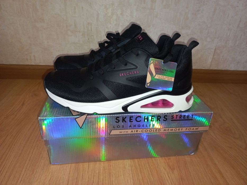 жіночі стильні кросівки Skechers Street  Tres-Air Uno - Revolution-Airy