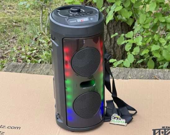 Портативна Bluetooth колонка для караоке з мікрофоном на акумуляторі