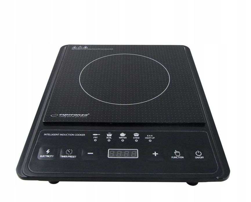 Kuchenka Przenośna Elektryczna 2000w – Płyta Indukcyjna Jednopalnikowa