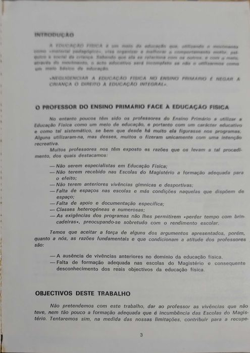 Educação Física , Ensino Primário, Livro