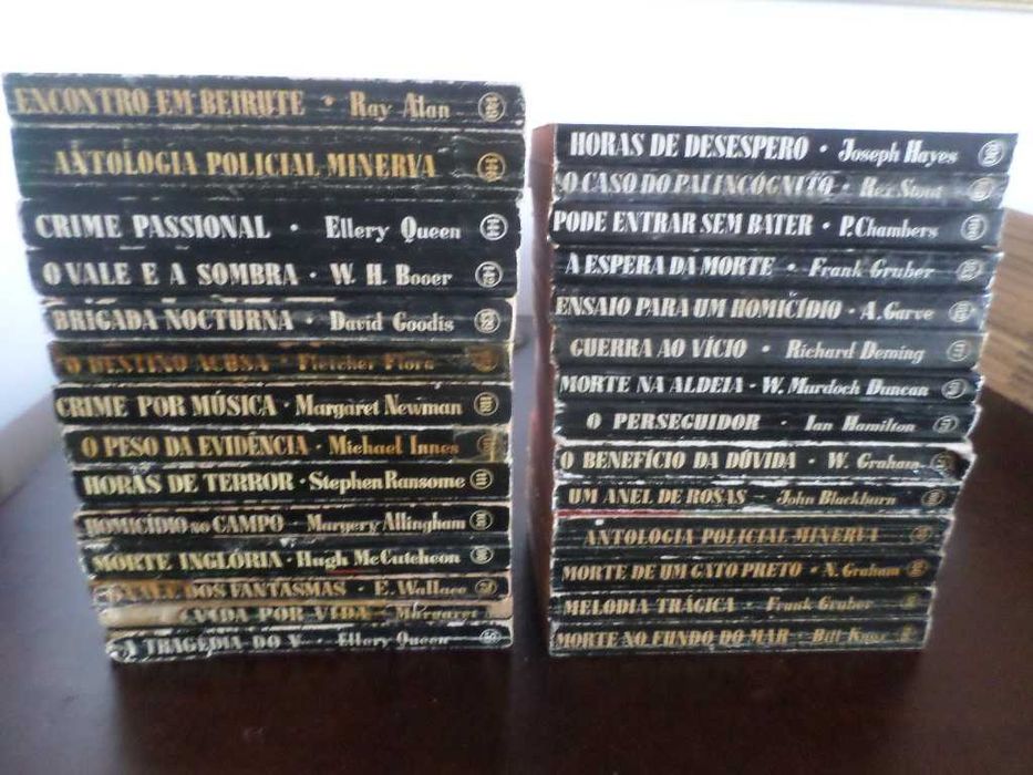 Colecção Escaravelho de Ouro e outros policiais antigos
