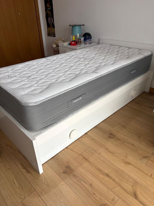 Cama da  TRAMA 90x190 2 colchão de criança