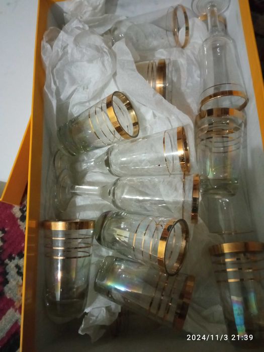 Колекція ретро стопки фужери. Чарки