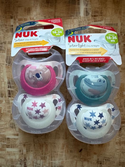 Новые дурники Nuk пустышки нові пустушки 0-6 6-18 18-36 месяца