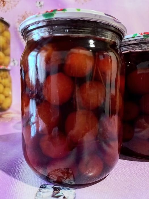 Консервация домашняя. Варенье  сливовое.