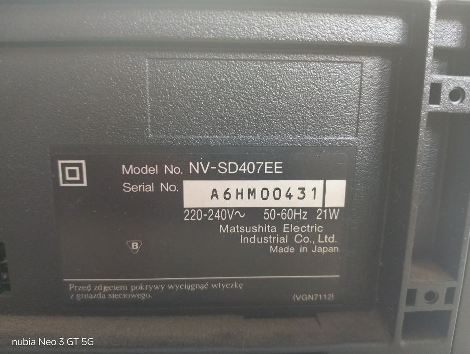 Magnetowid Panasonic