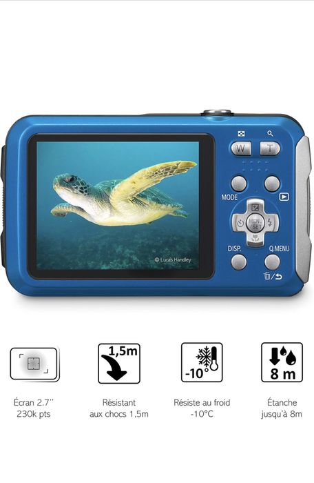 Câmera Panasonic LUMIX à Prova de Água Nova