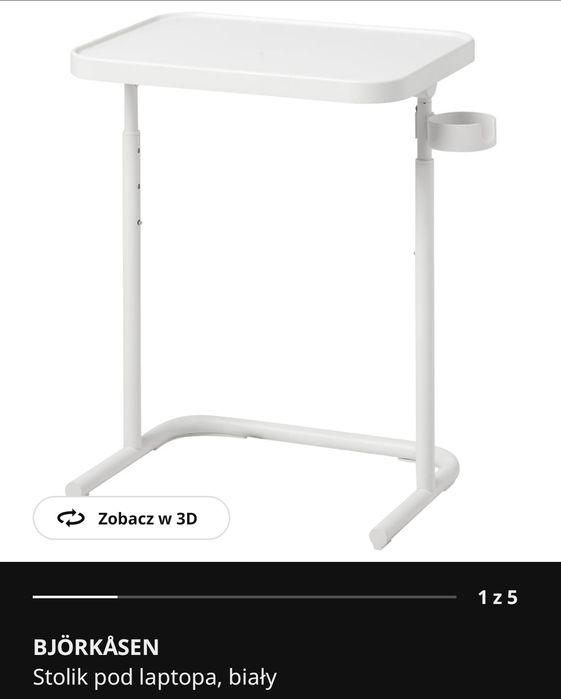 Stolik pod laptop Ikea Bjorkasen