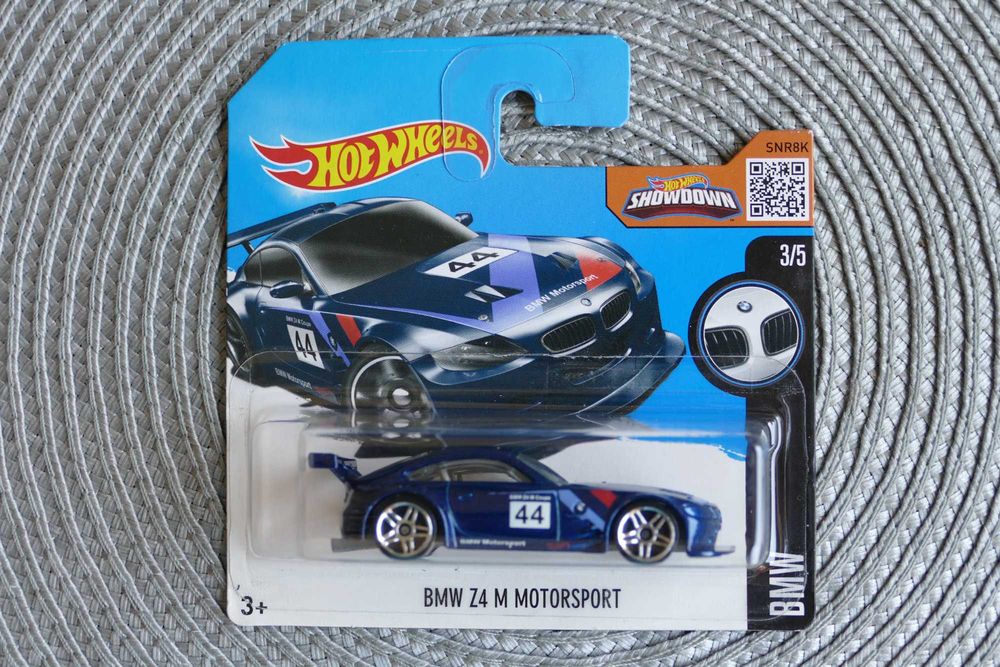 Hot Wheels autko "Resorak" BMW Z4 M MOTORSPORT edycja 2016r.