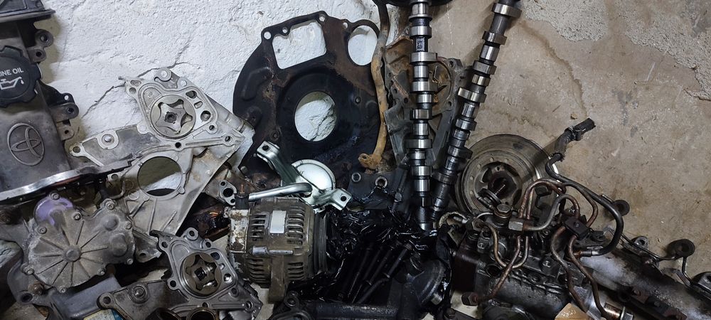 Разбор Мотора Toyota 1С,2C
